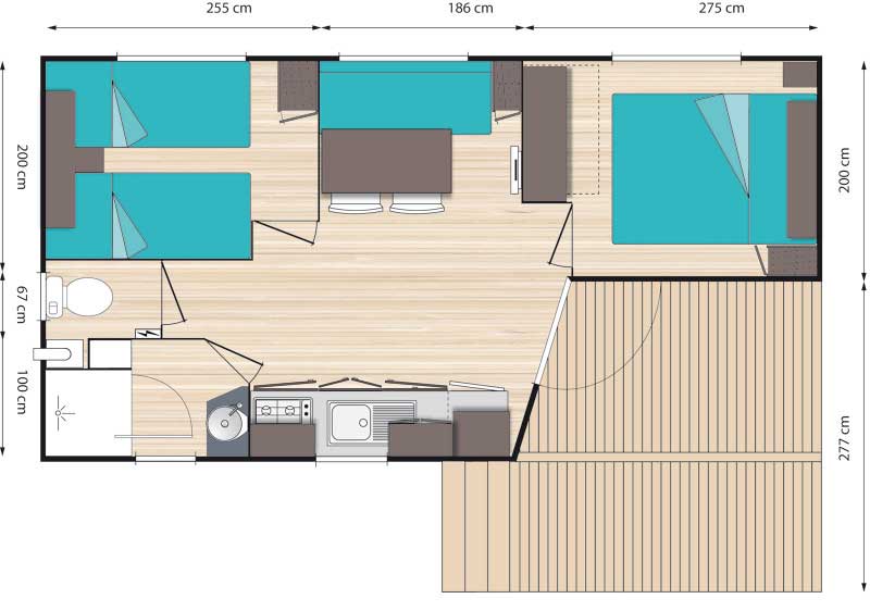 image mobil home ophea camping aix les bains